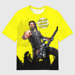 Футболка оверсайз мужская Cyberpunk 2077 Breathtaking, цвет: 3D-принт