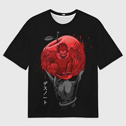 Футболка оверсайз мужская Тетрадь смерти, цвет: 3D-принт