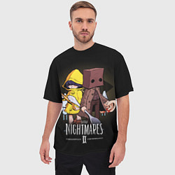 Футболка оверсайз мужская LITTLE NIGHTMARES 2, цвет: 3D-принт — фото 2