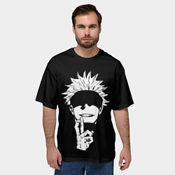 Футболка оверсайз мужская Магическая Битва, цвет: 3D-принт — фото 2