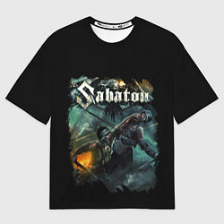 Футболка оверсайз мужская SABATON, цвет: 3D-принт