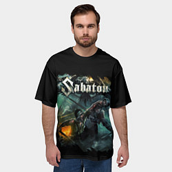 Футболка оверсайз мужская SABATON, цвет: 3D-принт — фото 2
