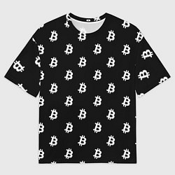 Футболка оверсайз мужская BITCOIN CRYPTOCURRENCE Z, цвет: 3D-принт