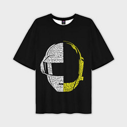 Футболка оверсайз мужская Daft Punk, цвет: 3D-принт