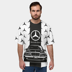 Футболка оверсайз мужская MERCEDES BENZ, цвет: 3D-принт — фото 2