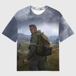 Мужская футболка оверсайз DAYZ POSTER ДЕЙЗИ ПОСТЕР Z