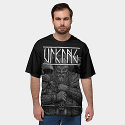 Футболка оверсайз мужская Viking, цвет: 3D-принт — фото 2