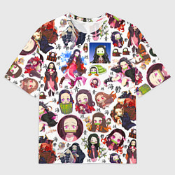 Футболка оверсайз мужская НЕЗУКО, цвет: 3D-принт