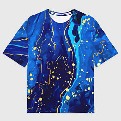 Мужская футболка оверсайз СИНИЙ ГРАНИТ