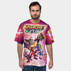 Футболка оверсайз мужская Рэтчет и Кланr, цвет: 3D-принт — фото 2
