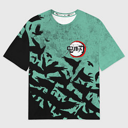 Мужская футболка оверсайз DEMON SLAYER KIMETSU NO YAIBA