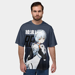 Футболка оверсайз мужская Rei Eva-00, цвет: 3D-принт — фото 2