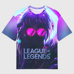 Футболка оверсайз мужская Evelynn LOL, цвет: 3D-принт