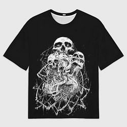 Мужская футболка оверсайз ЧЕРЕПА