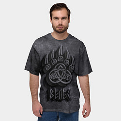 Футболка оверсайз мужская Печать Велеса, цвет: 3D-принт — фото 2
