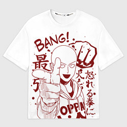 Мужская футболка оверсайз One-Punch Man