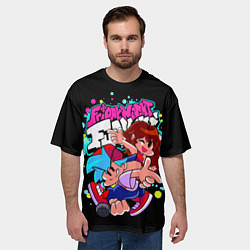 Футболка оверсайз мужская Friday Night Funkin, цвет: 3D-принт — фото 2