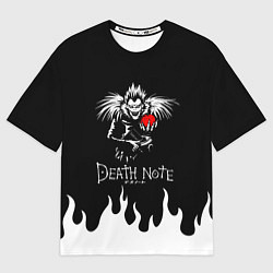 Мужская футболка оверсайз DEATH NOTE ТЕТРАДЬ СМЕРТИ
