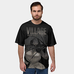 Футболка оверсайз мужская VILLAGE resident evil, цвет: 3D-принт — фото 2