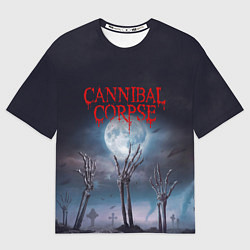 Футболка оверсайз мужская Cannibal Corpse Труп Каннибала Z, цвет: 3D-принт