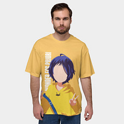 Футболка оверсайз мужская Приоритет чудо-яйца, цвет: 3D-принт — фото 2