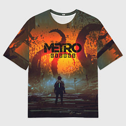 Футболка оверсайз мужская Metro Exodus, цвет: 3D-принт