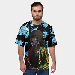 Футболка оверсайз мужская ГИО ТОМИОКА КЛИНОК, цвет: 3D-принт — фото 2