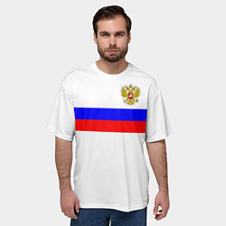 Футболка оверсайз мужская СБОРНАЯ РОССИИ 2021, цвет: 3D-принт — фото 2