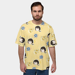 Футболка оверсайз мужская Чиби Чжун Ли, цвет: 3D-принт — фото 2