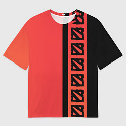 Футболка оверсайз мужская Dota 2, цвет: 3D-принт