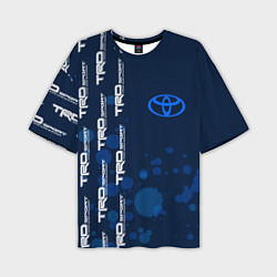 Мужская футболка оверсайз Toyota - Paint Pattern on left