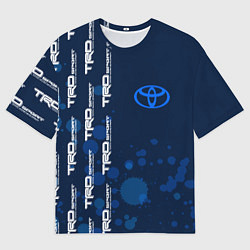 Футболка оверсайз мужская Toyota - Paint Pattern on left, цвет: 3D-принт