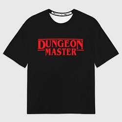 Мужская футболка оверсайз Stranger Dungeon Master
