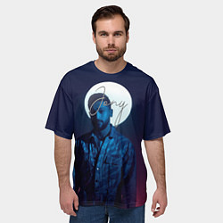 Футболка оверсайз мужская Джони, цвет: 3D-принт — фото 2