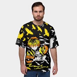 Футболка оверсайз мужская ЗЕНИЦУ АГАЦУМА, цвет: 3D-принт — фото 2