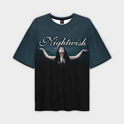 Мужская футболка оверсайз Nightwish with Tarja