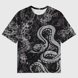 Футболка оверсайз мужская COBRA RAGE, цвет: 3D-принт