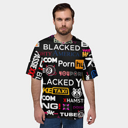 Футболка оверсайз мужская ПОРНОСТУДИИ PORN STUDIO, цвет: 3D-принт — фото 2