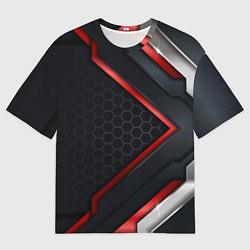 Мужская футболка оверсайз Luxury Black 3D СОТЫ