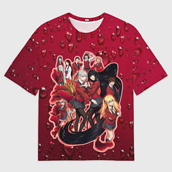 Футболка оверсайз мужская Kakegurui, цвет: 3D-принт