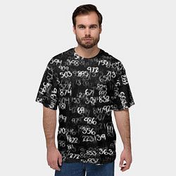 Футболка оверсайз мужская Минус семь, цвет: 3D-принт — фото 2