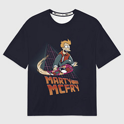 Мужская футболка оверсайз Back to Futurama