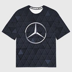 Мужская футболка оверсайз MERCEDES BENZ 3D Geometry 3Д