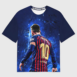 Мужская футболка оверсайз Leo Messi Лео Месси 10