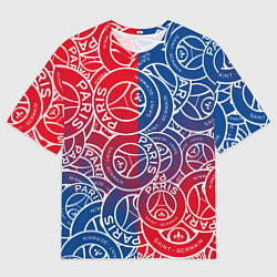 Мужская футболка оверсайз ФК ПСЖ PARIS SAINT GERMAIN