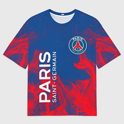 Мужская футболка оверсайз ФК ПСЖ PARIS SAINT GERMAIN