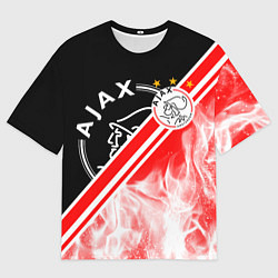 Мужская футболка оверсайз FC AJAX AMSTERDAM ФК АЯКС