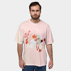 Футболка оверсайз мужская Чон Чонгук, цвет: 3D-принт — фото 2