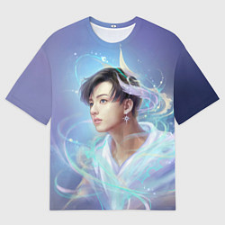 Футболка оверсайз мужская Jeon BTS, цвет: 3D-принт