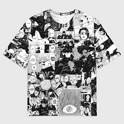 Мужская футболка оверсайз Магическая Битва